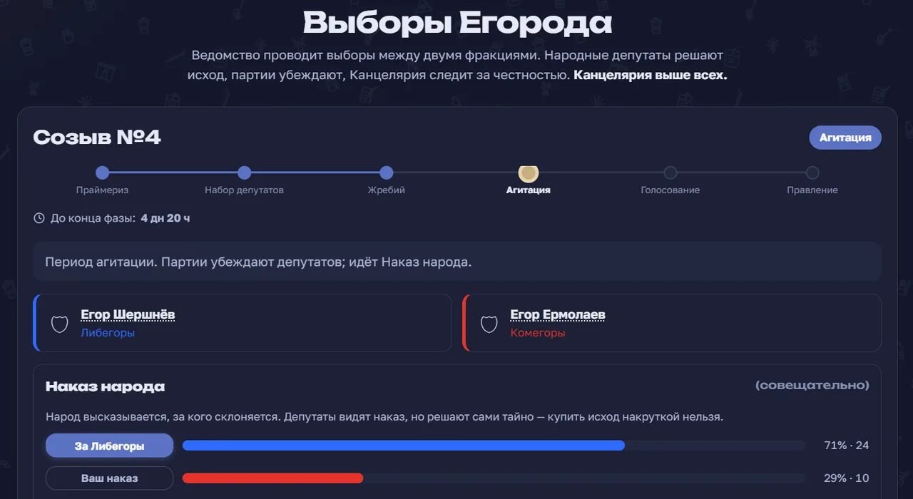 Иллюстрация к слову: **Под страхом комегорской революции всего за 5 минут демокр…