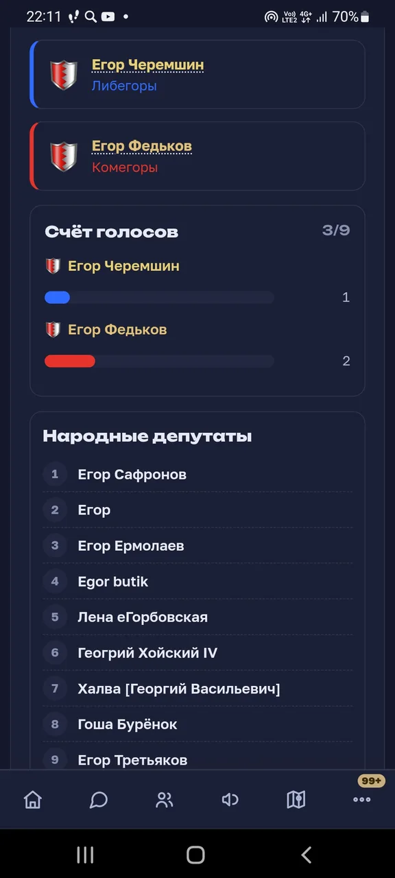 Иллюстрация к слову: Депутаты, голосуйте