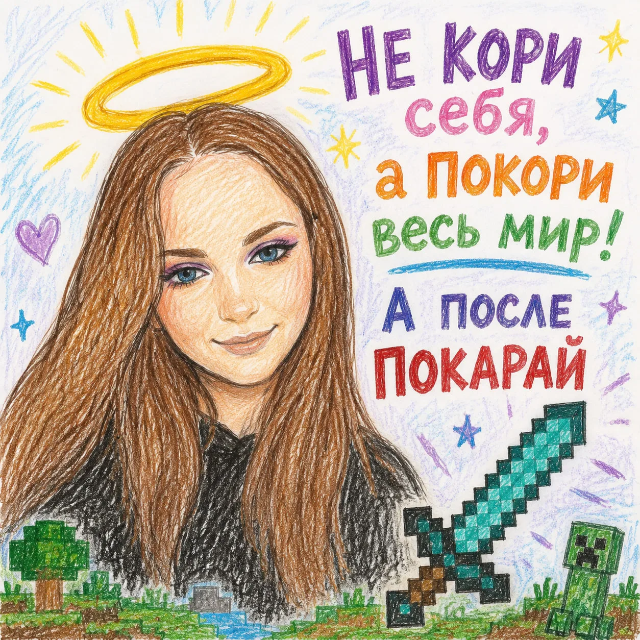 Иллюстрация к слову: Готовлюсь к др своей подруги за пол месяца! Ахда. Пока что…