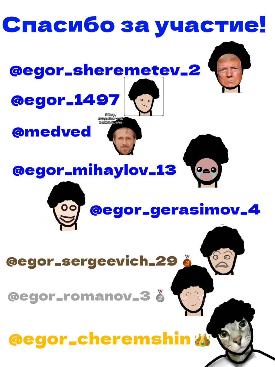 Иллюстрация к слову: Все участники (надеюсь не перепутал)