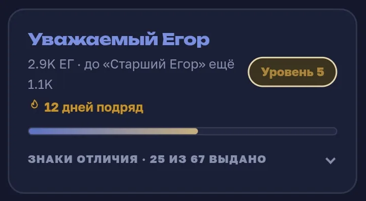 Иллюстрация к слову: 2.9к ЕГ