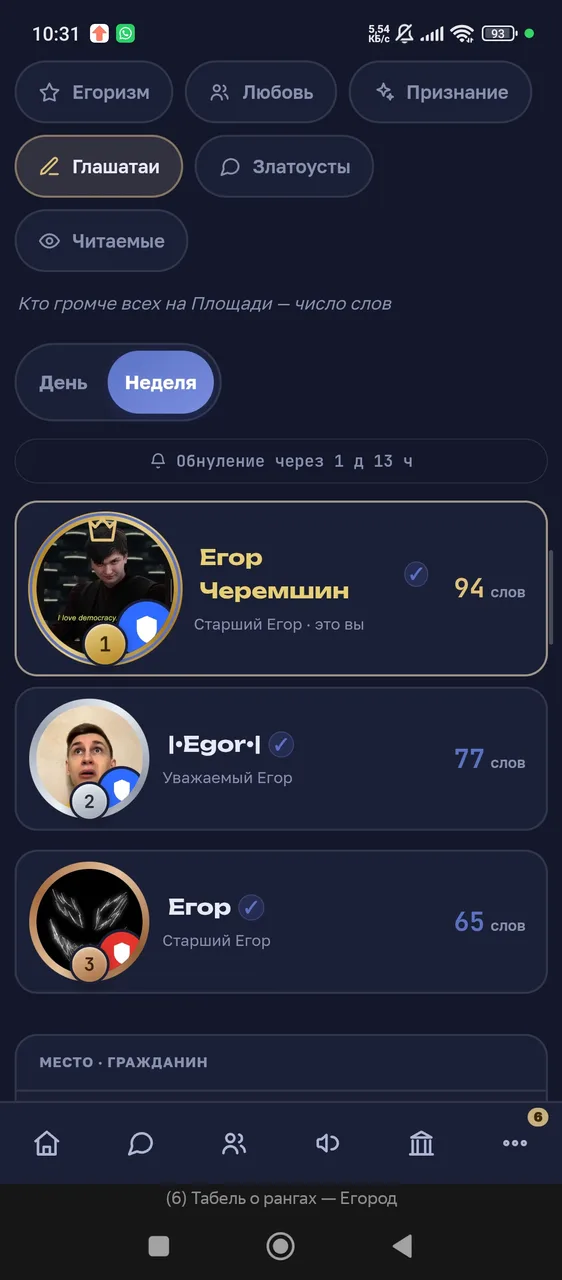 Иллюстрация к слову: Первый мой топ 1