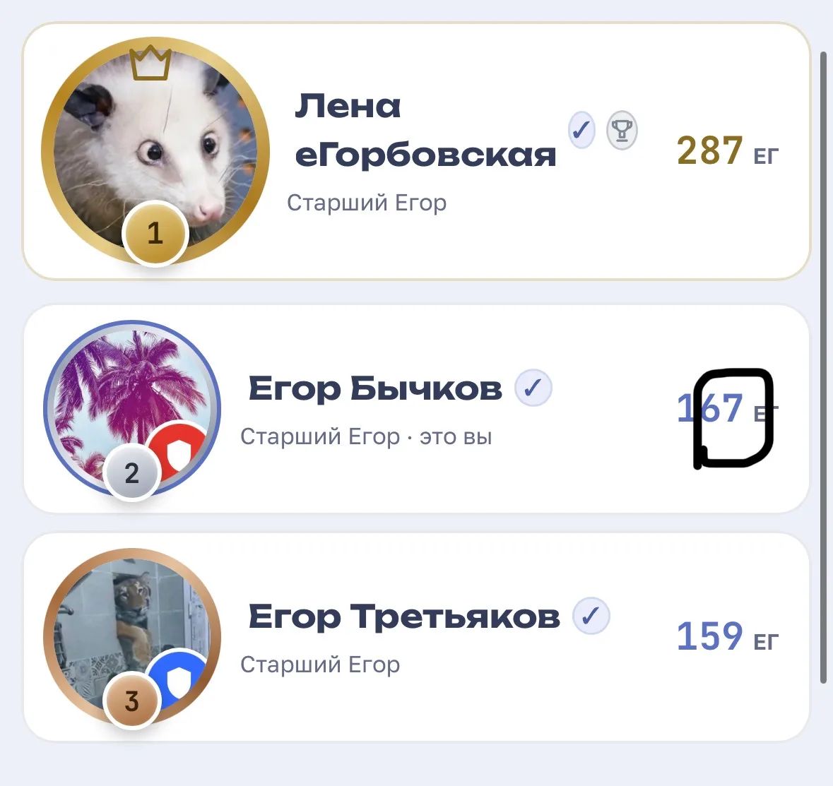Иллюстрация к слову: Егор Бычков