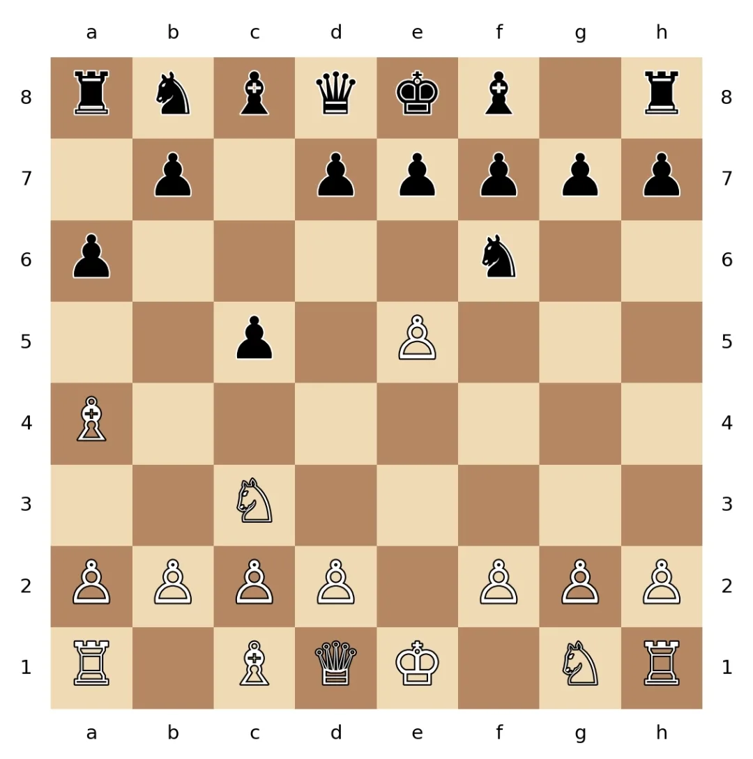 Иллюстрация к слову: B5-A4 Ходят чёрные.