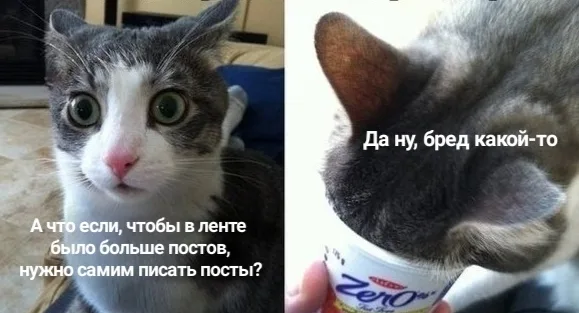Иллюстрация к слову: "Нет постов", "Нет онлайна", "Нет постов", "Нет онлайна", я…