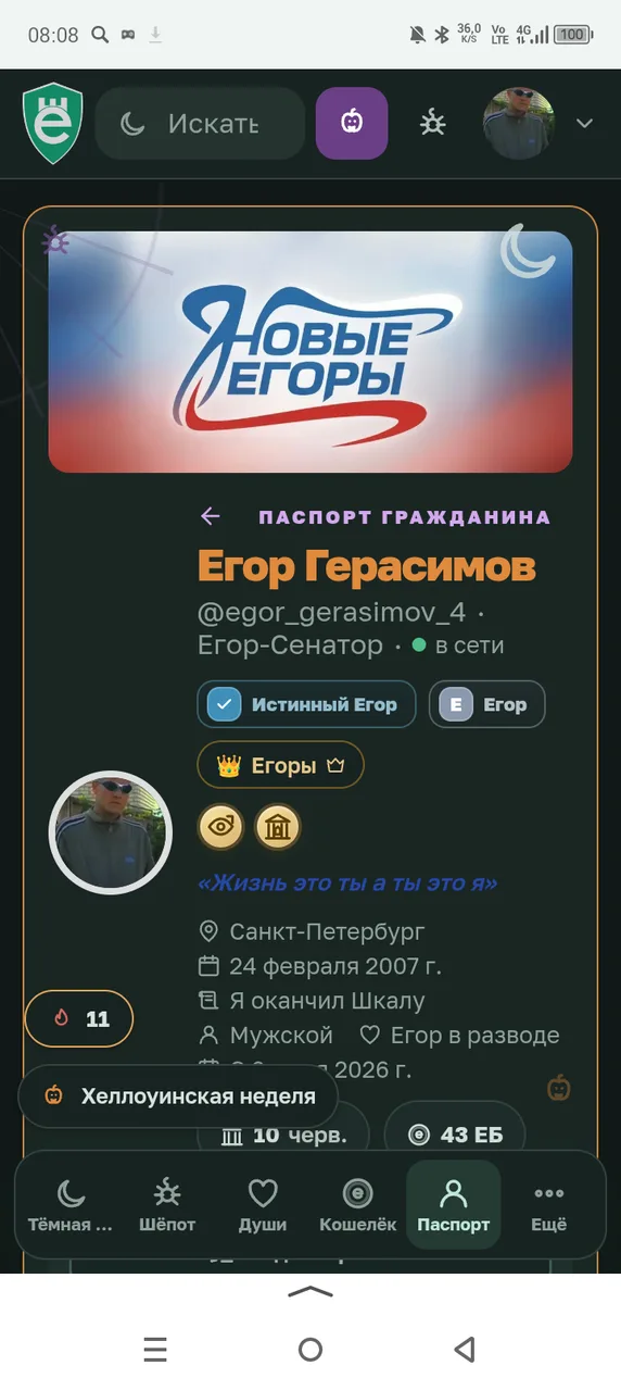 Иллюстрация к слову: Еба, у меня теперь ник оранжевый