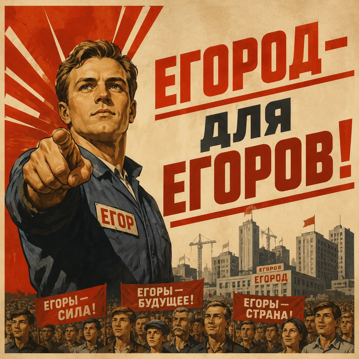 Иллюстрация к слову: Егород - для Егоров! (и Гош). Юрии, девушки и все остальные…