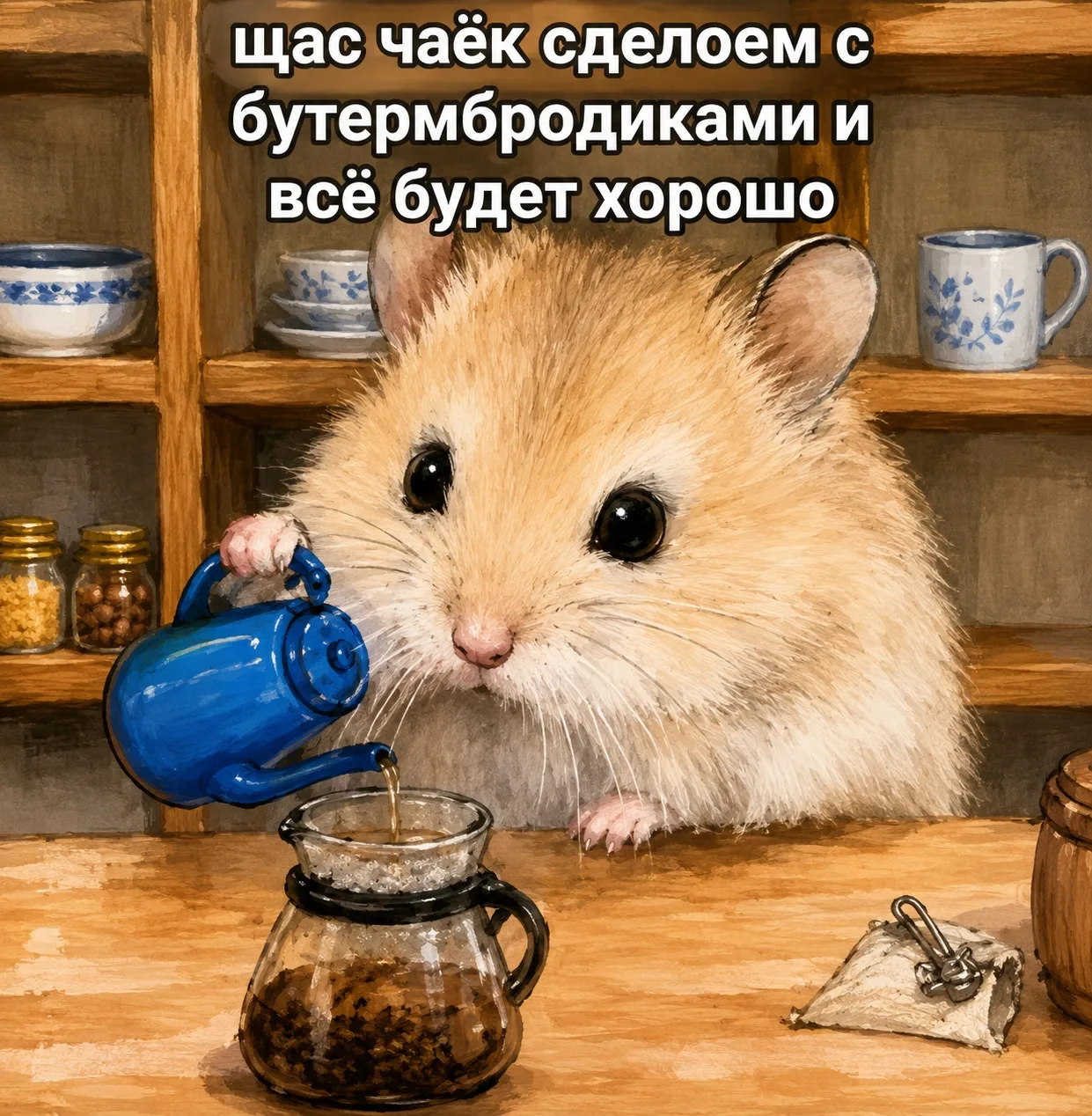 Иллюстрация к слову: Всем привяу.