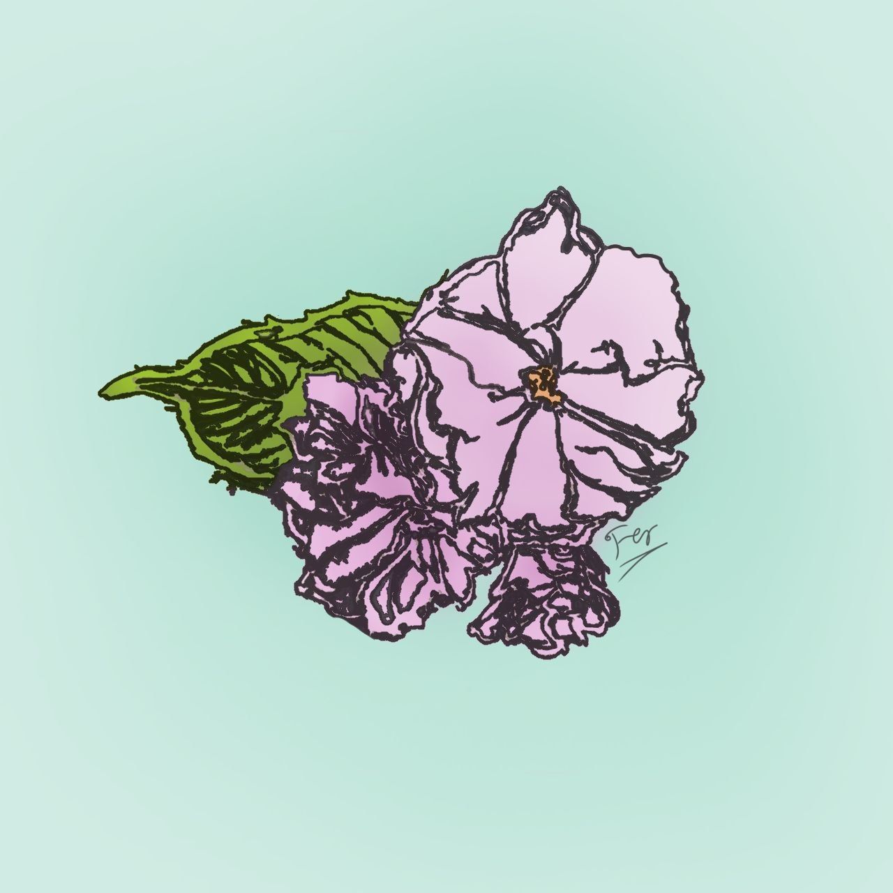 Иллюстрация к слову: 🌺